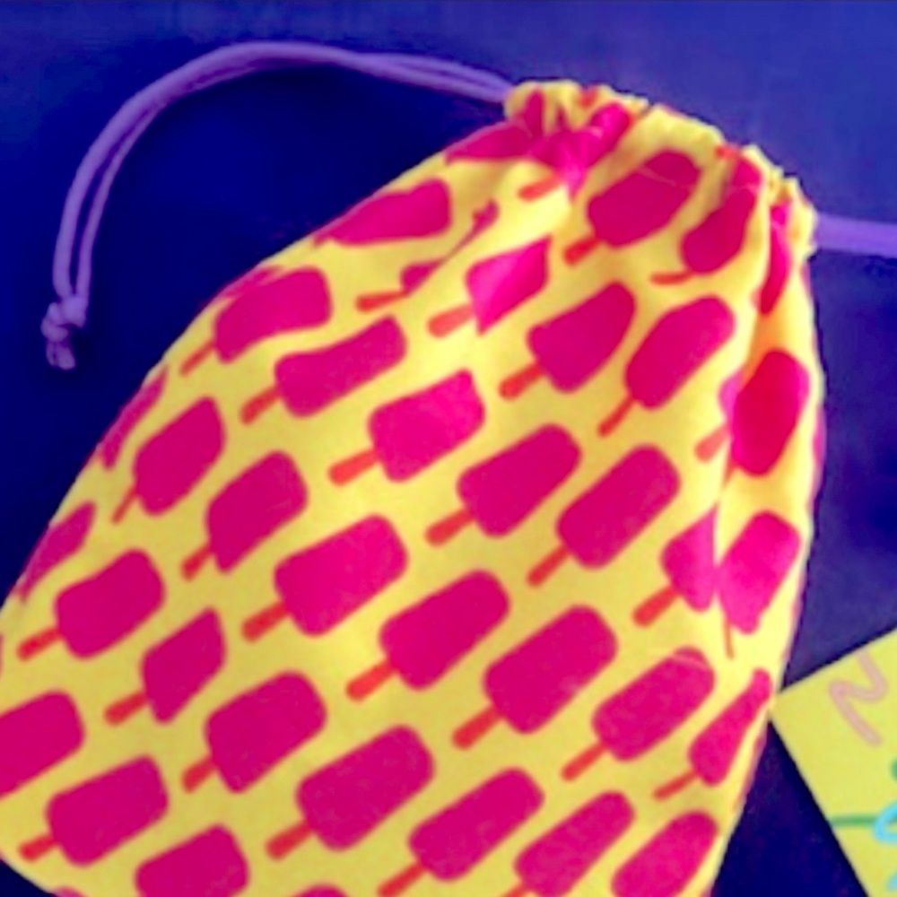 Ipsy Popsicle Drawstring Cosmetic Glam Pouch Bag